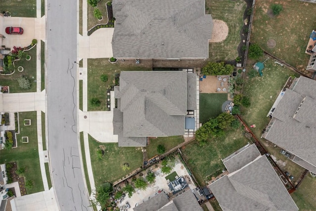 aerial view featuring a residential view