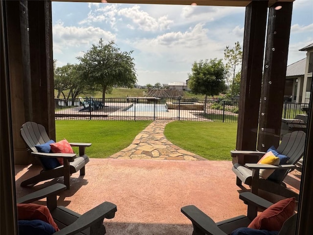 100 Red Barn Rd, Kingsland, TX 78639 - view of patio