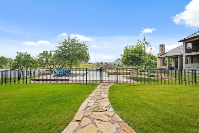 100 Red Barn Rd, Kingsland, TX 78639 - view of yard