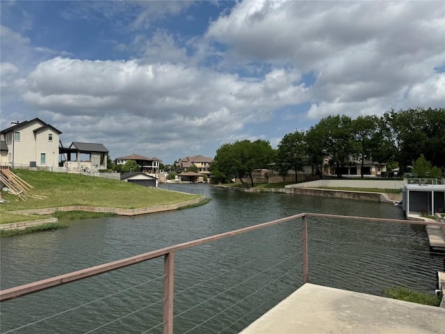 100 Red Barn Rd, Kingsland, TX 78639 - water view featuring a gazebo