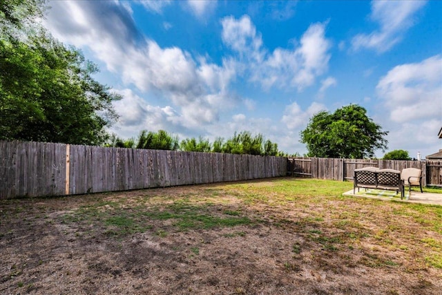 268 Forrest Moon Ln, Kyle, TX 78640 - view of yard with a patio area