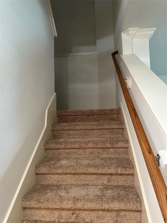 view of stairs