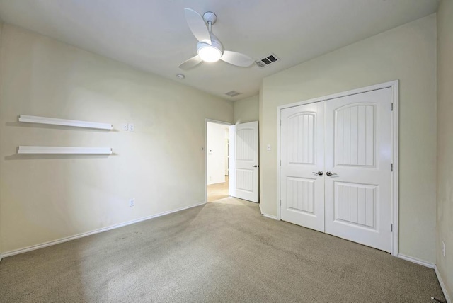 2119 Howell Mountain Dr, Cedar Park, TX 78613 - unfurnished bedroom with carpet flooring, a closet, and a ceiling fan
