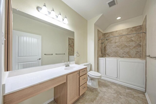 2119 Howell Mountain Dr, Cedar Park, TX 78613 - bathroom featuring vanity and washtub / shower combination