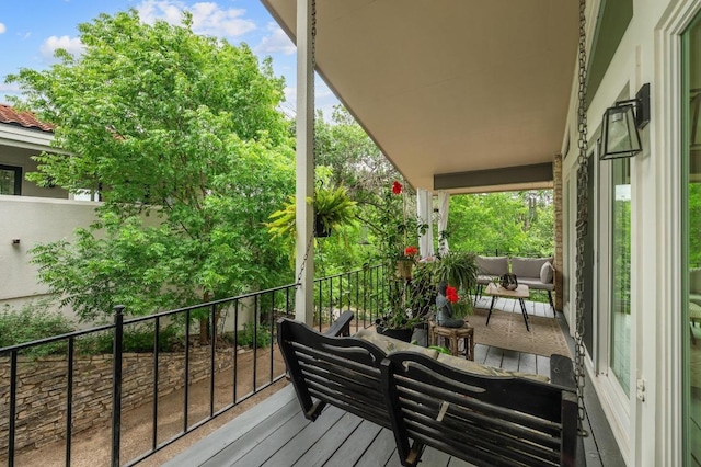 view of deck