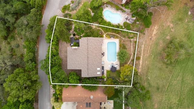 419 Sunfish St, Lakeway, TX 78734 - aerial view of property's location with property parcel outlined