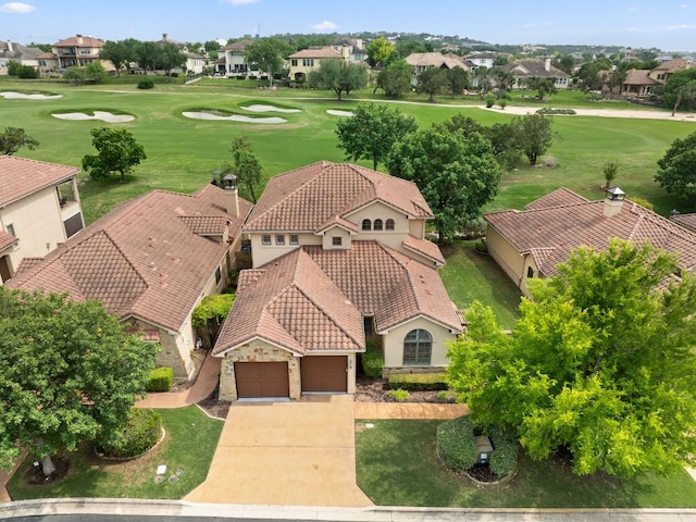 15 Borello Dr, Austin, TX 78738 - aerial perspective of suburban area with a local golf course