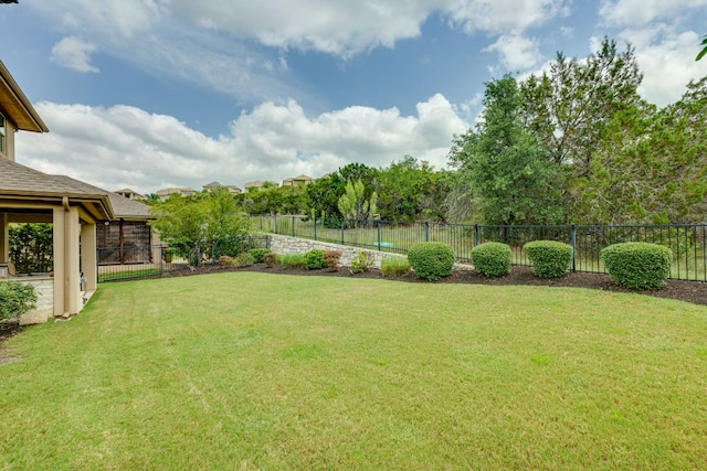4101 Front Range Ln, Austin, TX 78732 - view of yard featuring a fenced backyard