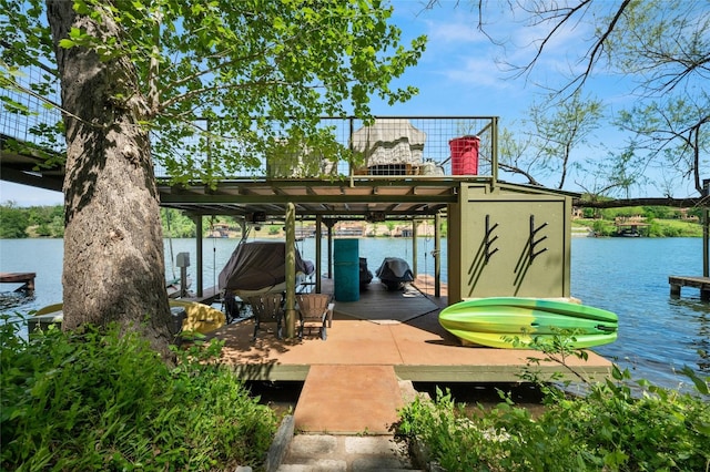 2209 Big Horn Dr, Austin, TX 78734 - dock featuring a water view