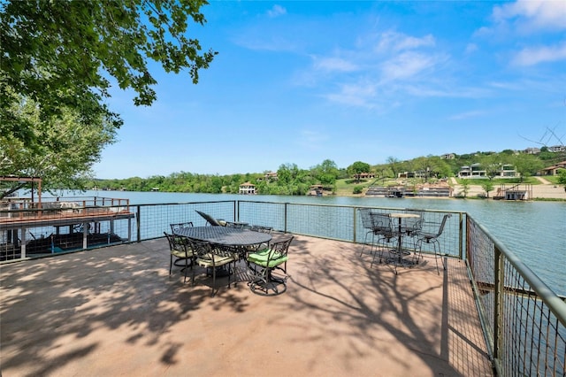 2209 Big Horn Dr, Austin, TX 78734 - dock featuring a water view