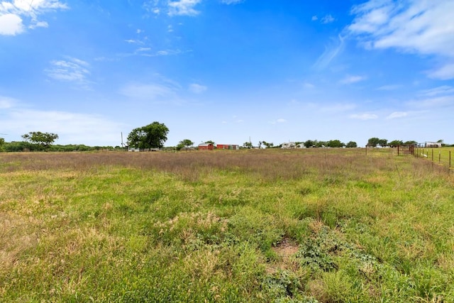view of landscape with a rural view