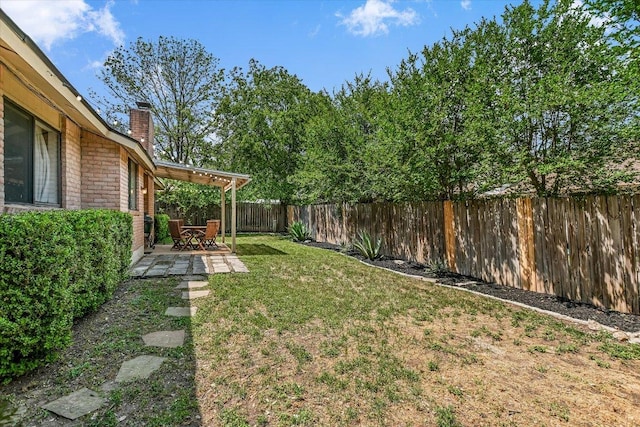 2604 Fentonridge Dr, Austin, TX 78745 - view of yard featuring a patio