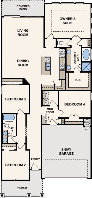 2415 Ekvall Dr, Round Rock, TX 78665 - property floor plan