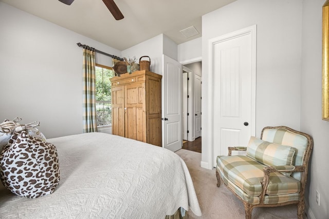 103 Maddy Way, Austin, TX 78738 - carpeted bedroom with a ceiling fan and baseboards