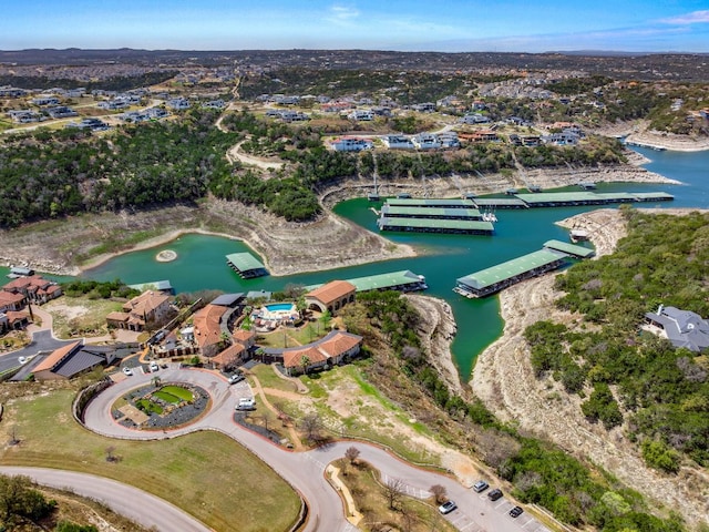 103 Maddy Way, Austin, TX 78738 - aerial view of property and surrounding area with a large body of water