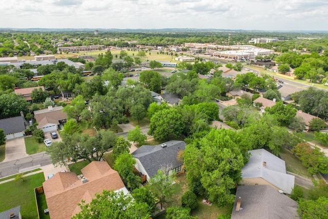 aerial view featuring a residential view