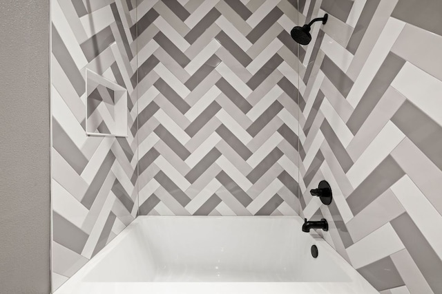 full bath with washtub / shower combination