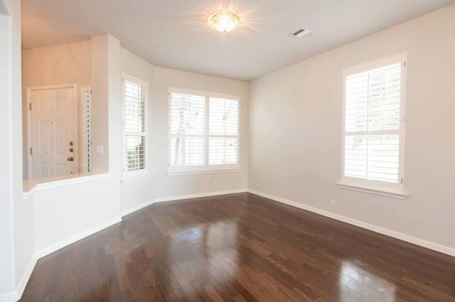 7901 SW Pkwy Unit 16, Austin, TX 78735 - spare room featuring dark wood-style floors