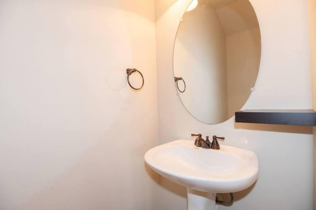 bathroom with a sink