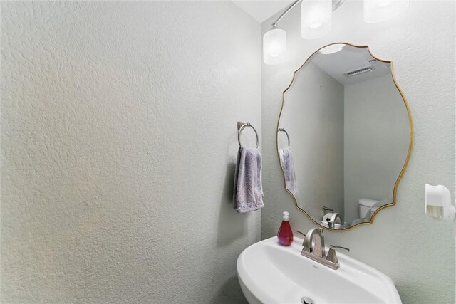 bathroom with a sink