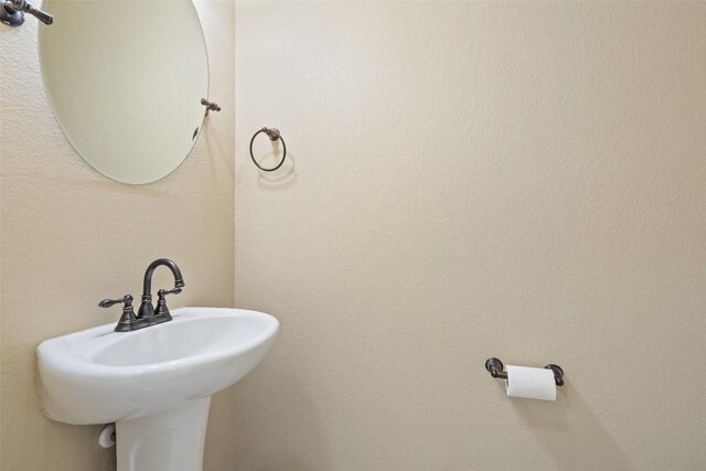 bathroom with a sink