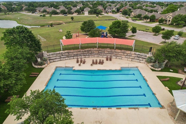 1708 Loyal Friend Dr Unit 46, Leander, TX 78641 - view of pool with a residential view