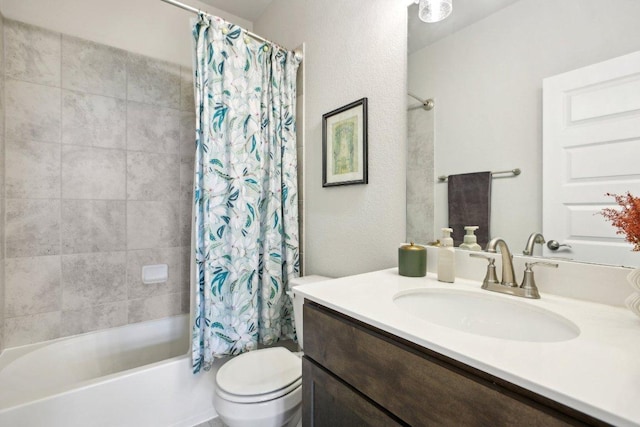 1708 Loyal Friend Dr Unit 46, Leander, TX 78641 - full bath with vanity, shower / bathtub combination with curtain, and toilet