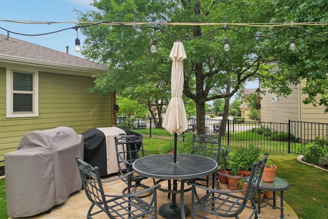 1708 Loyal Friend Dr Unit 46, Leander, TX 78641 - view of patio with outdoor dining area and grilling area