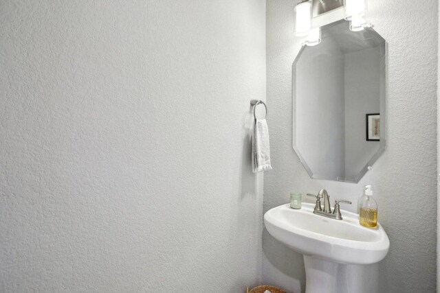 bathroom with a sink