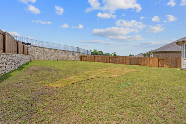 571 Sue Peaks Loop, Dripping Springs, TX 78620 - view of yard with a fenced backyard