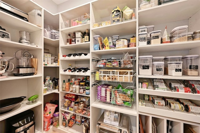 view of pantry