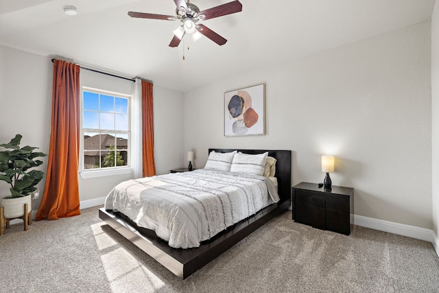 800 Kenney Fort Xing, Round Rock, TX 78665 - carpeted bedroom featuring baseboards and ceiling fan