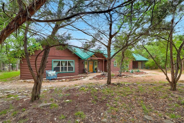 9854 N Weir Loop Cir, Austin, TX 78736 - view of log cabin