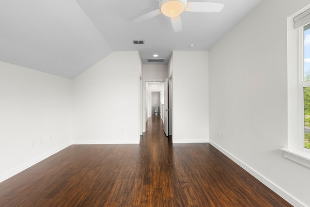 301 W Stassney Ln Unit 3, Austin, TX 78745 - spare room with healthy amount of natural light, wood finished floors, and ceiling fan