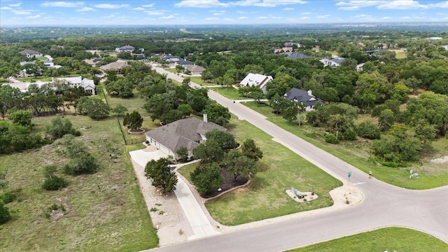 bird's eye view featuring a residential view