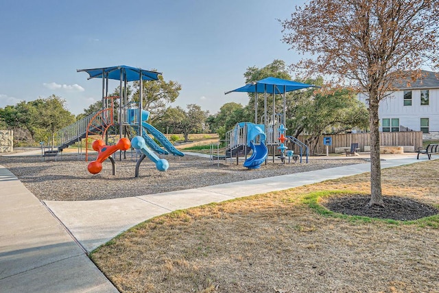 view of communal playground