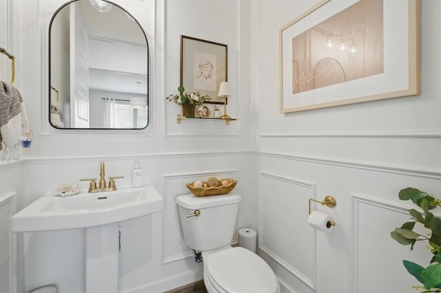 bathroom with toilet