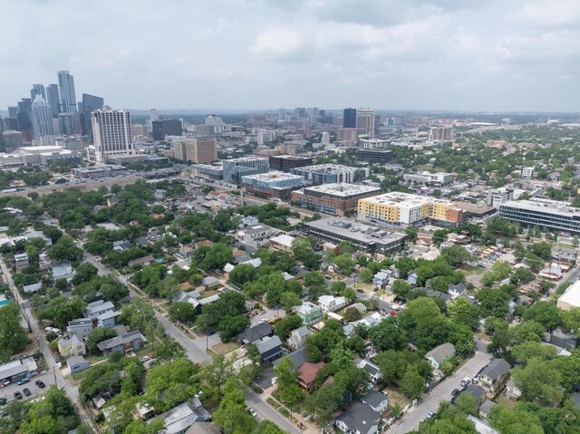 aerial view with a view of city
