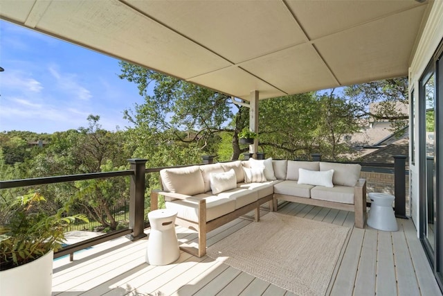 5914 Cape Coral Dr, Austin, TX 78746 - view of wooden deck