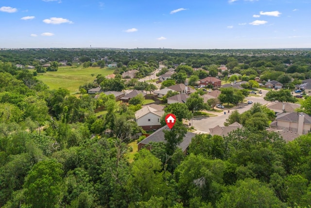drone / aerial view featuring a residential view