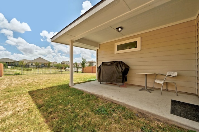 155 Lyndon Dr, San Marcos, TX 78666 - view of yard featuring a patio and fence