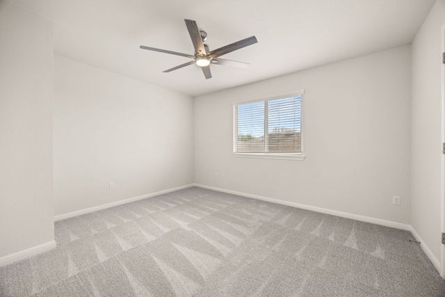 2813 Hopi Path Unit 11, Georgetown, TX 78628 - unfurnished room with baseboards, carpet, and ceiling fan