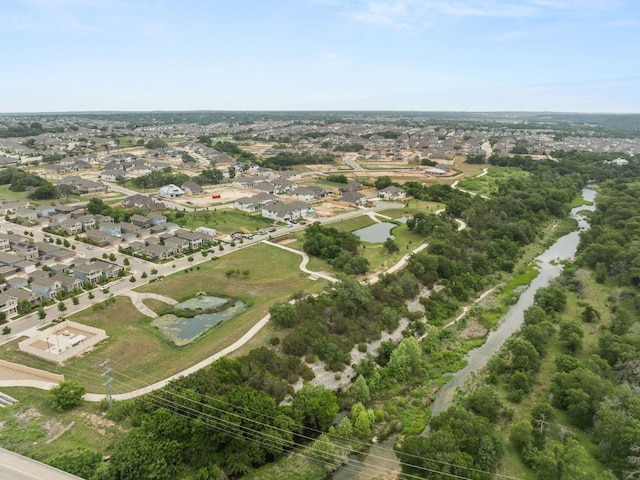 2813 Hopi Path Unit 11, Georgetown, TX 78628 - aerial view featuring a residential view and a water view