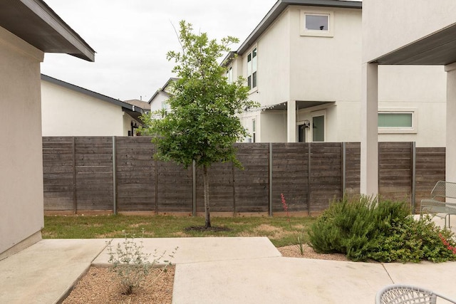 view of patio / terrace with a fenced backyard
