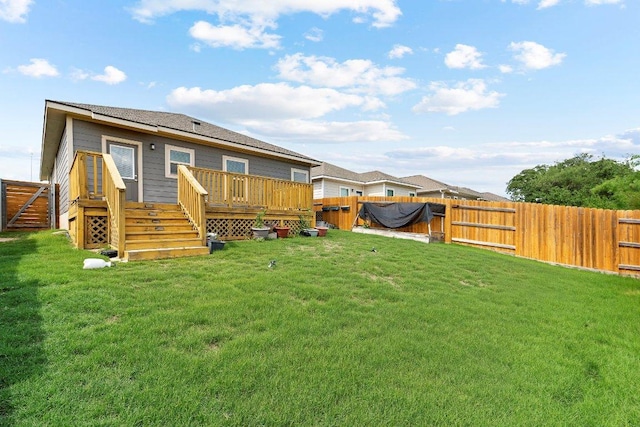 316 Ancellotta Way, Leander, TX 78641 - rear view of house featuring a wooden deck