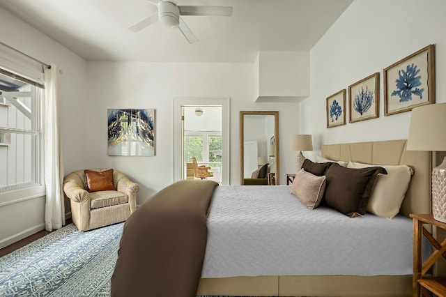 1613 Garden St, Austin, TX 78702 - bedroom featuring ceiling fan