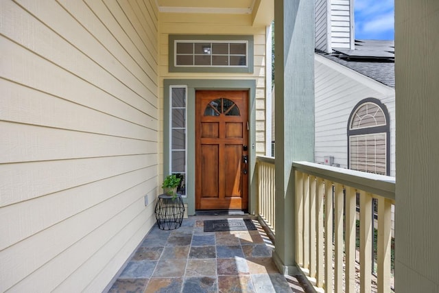 view of entrance to property