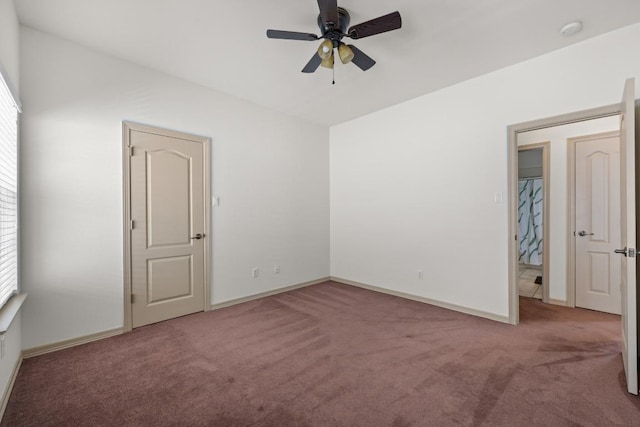6704 Menchaca Rd Unit 43, Austin, TX 78745 - carpeted spare room featuring a ceiling fan and a smoke detector