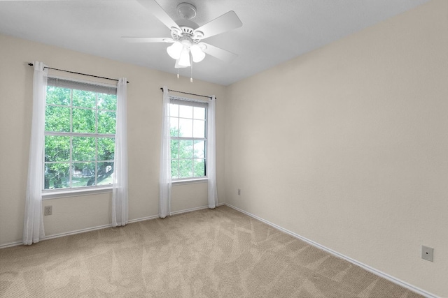 1809 Woodland Dr, Cedar Park, TX 78613 - carpeted empty room with baseboards and ceiling fan