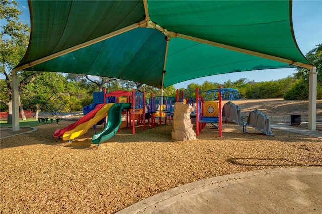 view of community jungle gym